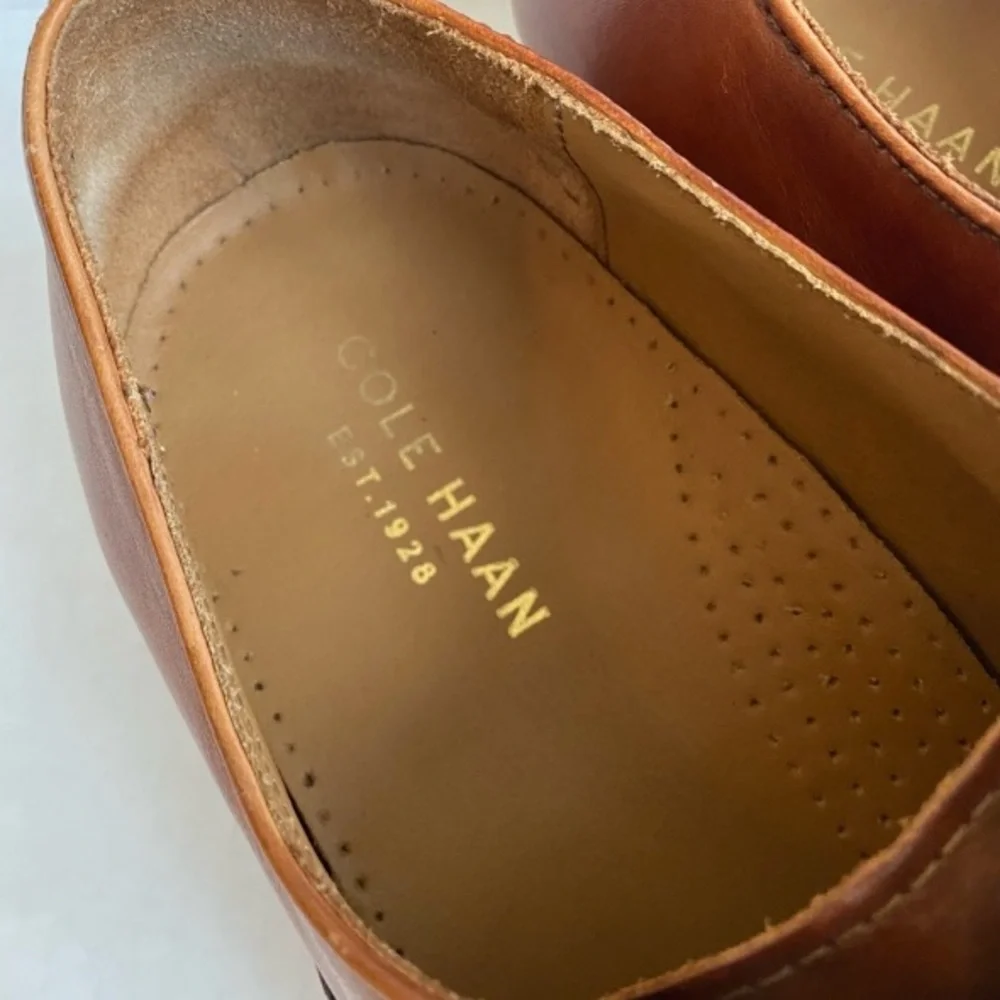 Cole Haan Men's Brown Leather Oxford Shoes size 11